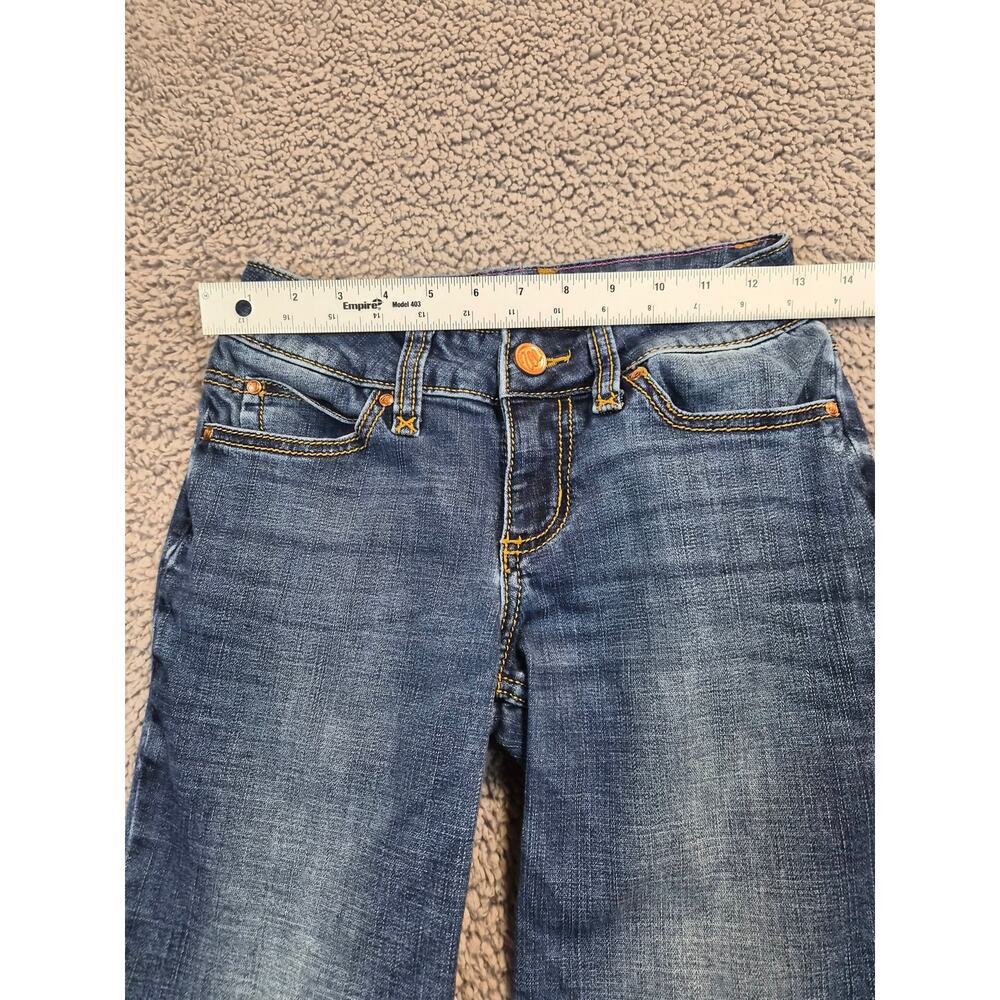 Wrangler Jeans Women's Size 0x34 Dark Blue Boot Cut 09MWZMS (0777) - Picture 10 of 11